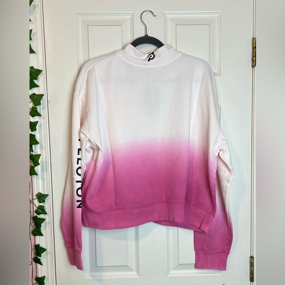 PELOTON PLUS quarter zip pullover sweatshirt NWT - image 9